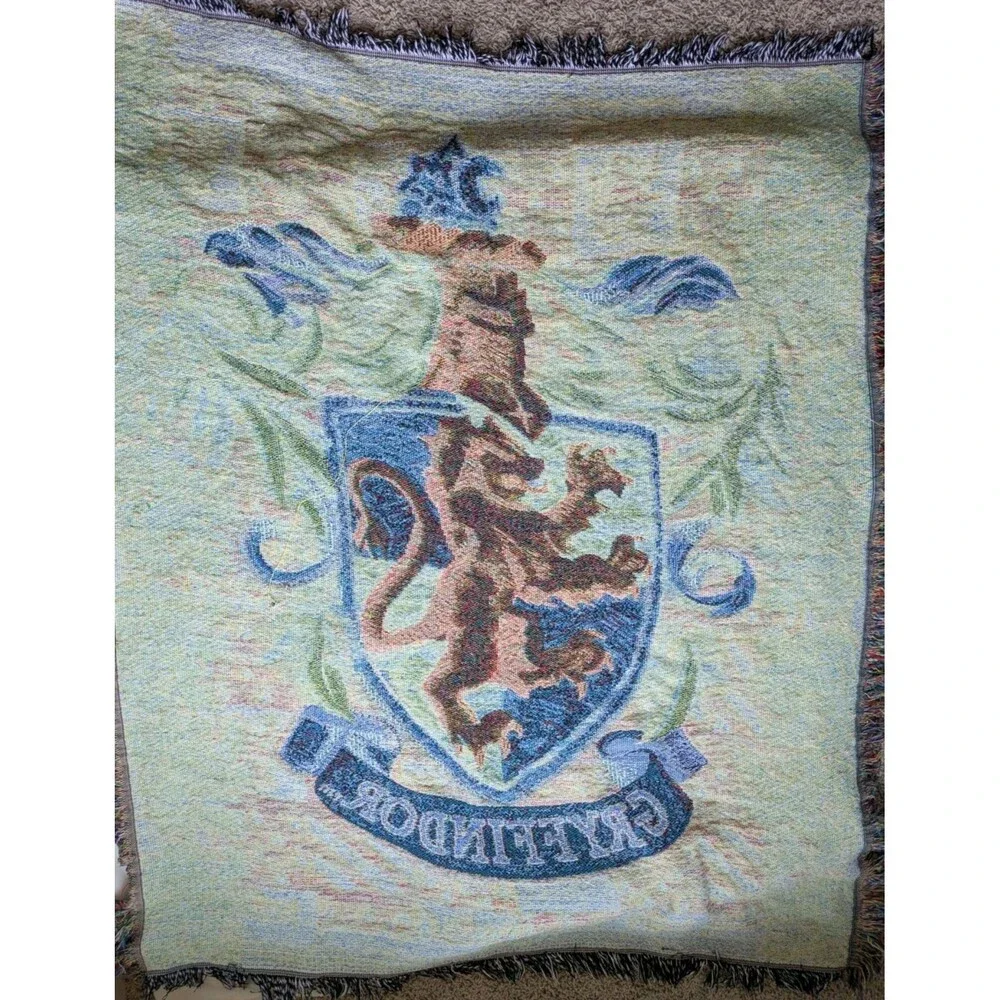 Harry Potter Gryffindor Woven Tapestry Throw Blanket